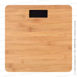 Digital Bamboo Wooden Body Weight Scale 150 Kg