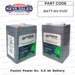Fusion Power 6v 4.5Ah Sealed Rechargeable Battery