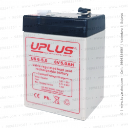 Uplus 6v 5.0 Ah Sealed Rechargeable Battery